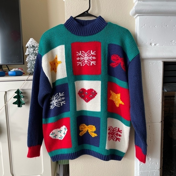 Karen Scott Sweaters - Vintage oversized knit sweater size medium